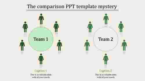 comparison ppt template-The Comparison Ppt Template Mystery-green